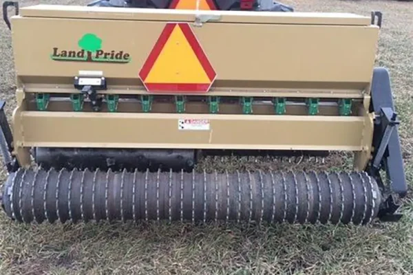 Grass seeding machine