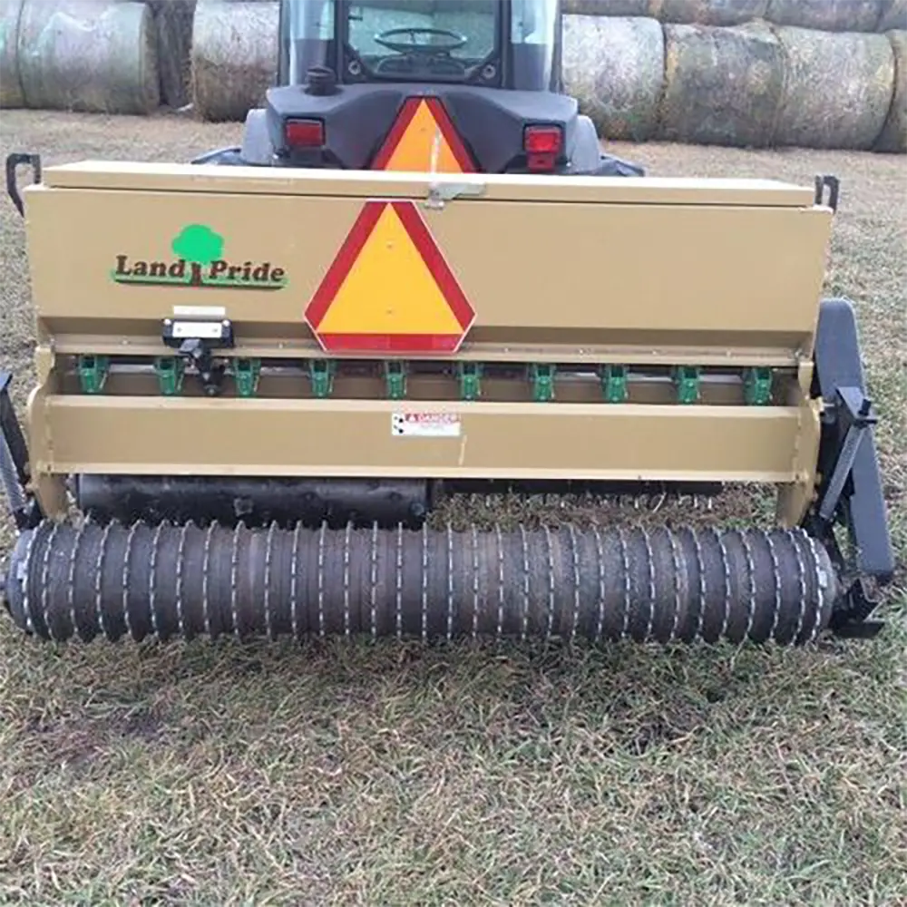 Grass seeding machine